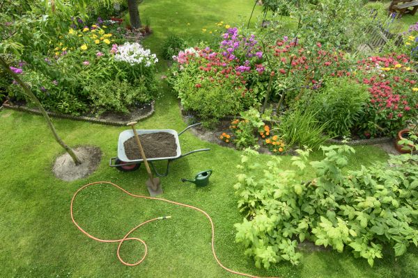 Flower Bed Construction in Sun City