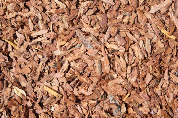 Pine Mulch Spreading in Sun City