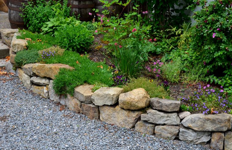 Border Stone Installation
