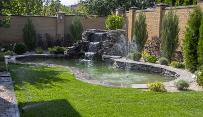 Garden Waterfall Installation
